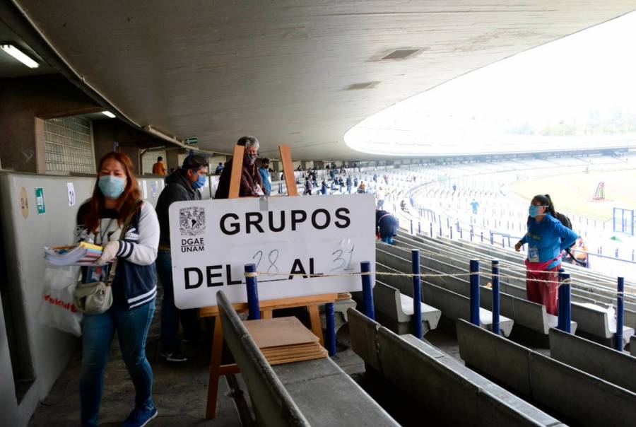 ESTADIO OLÍMPICO FUE SEDE DEL EXAMEN DE INGRESO A LA UNAM