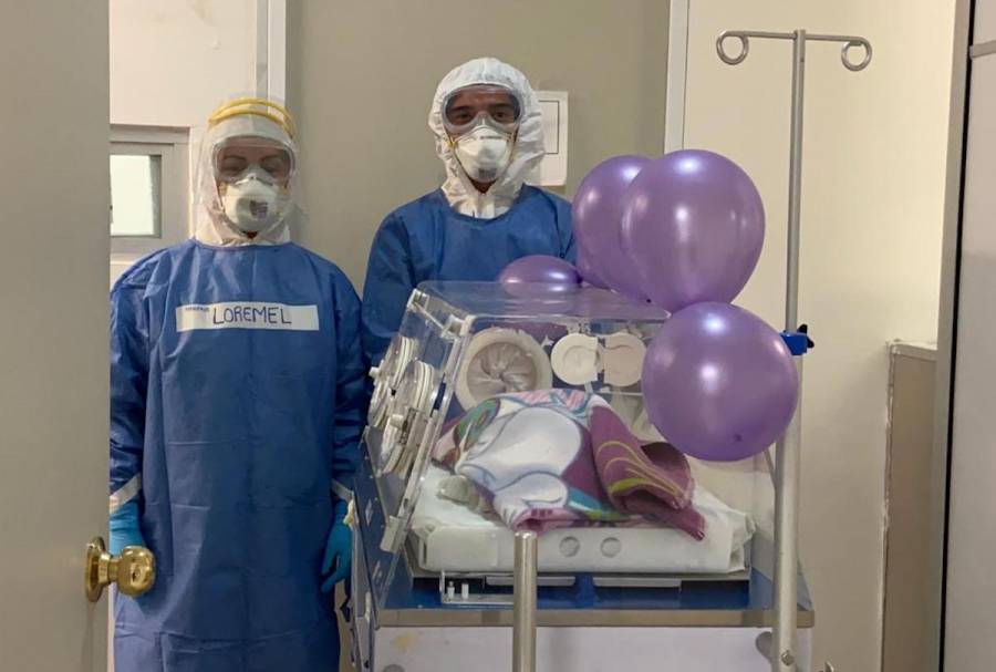 Recién nacida supera Covid-19 en el HGR No. 1 del IMSS en Yucatán