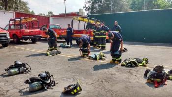 ¡NO S&Oacute;LO COMBATEN AL FUEGO! BOMBEROS DE LA UNAM REALIZAN TRABAJO MULTIDISCIPLINARIO
