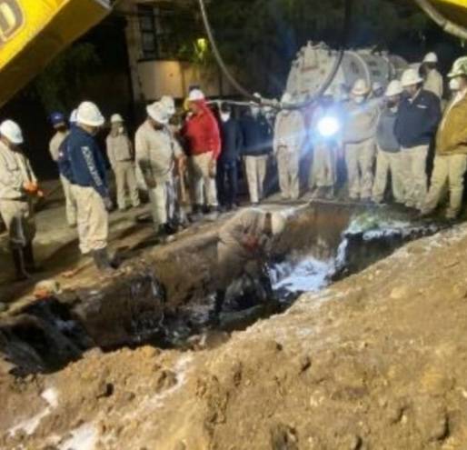 Detienen fuga de hidrocarburo en la alcaldía Miguel Hidalgo