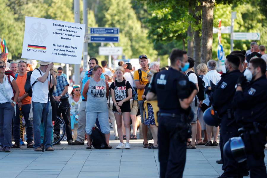 Berl&iacute;n proh&iacute;be las manifestaciones anti COVID-19