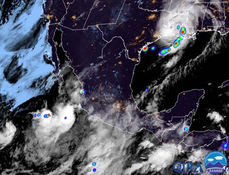Prevén lluvias en Jalisco y Colima por tormenta tropical “Hernán”