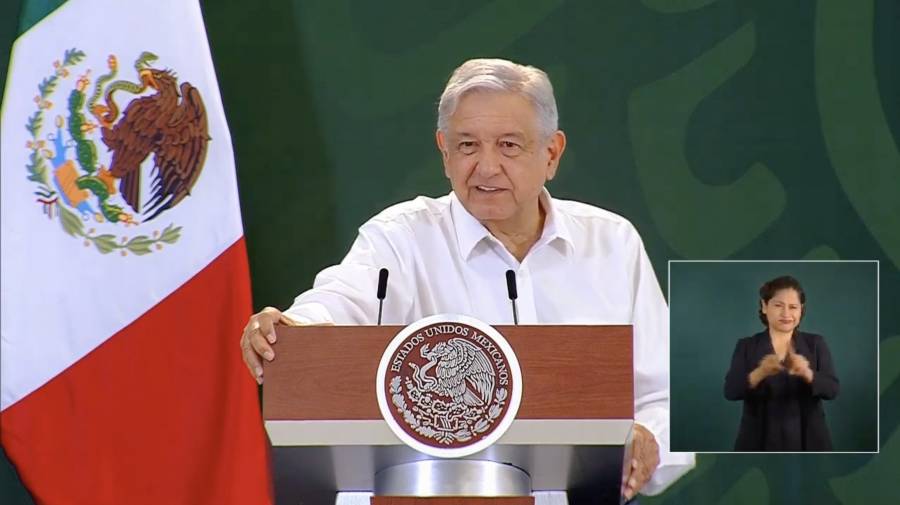 ENCABEZA AMLO MAÑANERA EN NUEVO LEÓN SIN USAR CUBREBOCAS, NI CONSIDERAR ADVERTENCIAS QUE SERÁ SANCIONADO POR ELLO