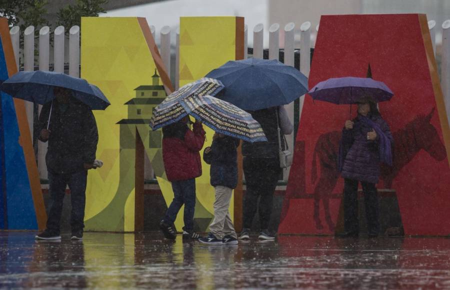 Activan Alerta Amarilla por lluvia en alcaldías de la CDMX