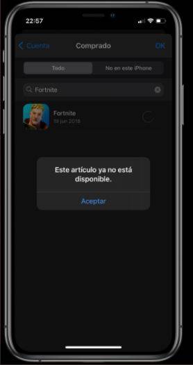 Apple cancela cuenta de Epic Games en la App Store