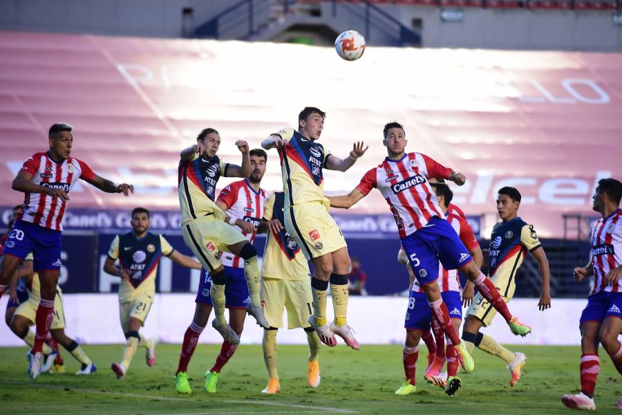 El América se logra imponer al San Luis 2-1 en la capital potosina