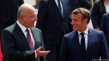 Macron visita Bagdad para apoyar la 