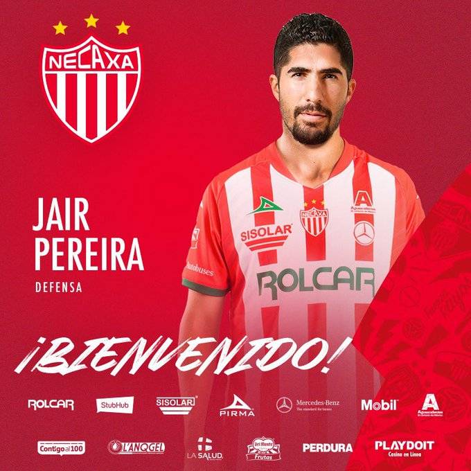 Jair Pereira se une al Necaxa para el Guard1anes 2020