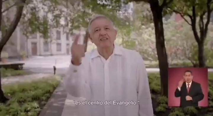 TEPJF ordena retirar spot de AMLO que hace referencia al Papa y al Comunismo