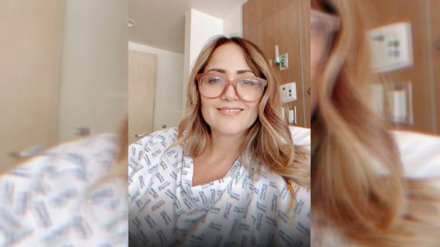 Andrea Legarreta deja el hospital tras ser ingresada por neumonía