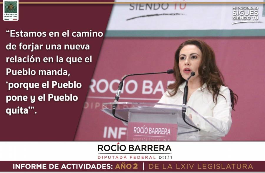 La 4T, pasó la prueba de la pandemia: Rocío Barrera