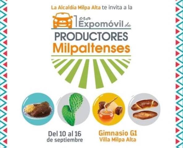 SEDECO y Milpa Alta anuncian primera Expom&oacute;vil de Productores Milpatenses