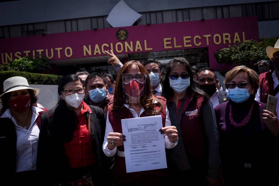 Se registra Yeidckol Polevnsky como candidata a presidencia de Morena