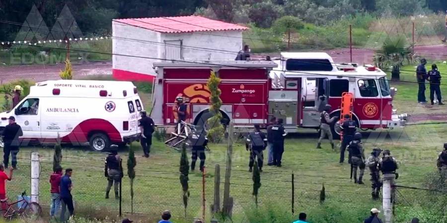 Explosión de polvorín deja cuatro personas lesionadas en Zumpango