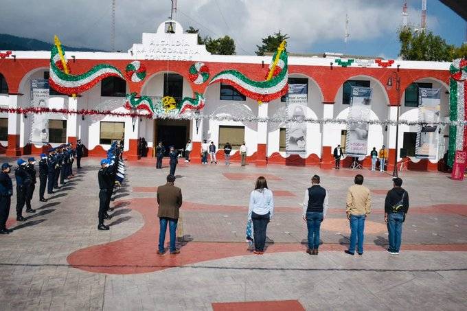 Celebraciones de Fiestas Patrias en Magdalena Contreras desde casa