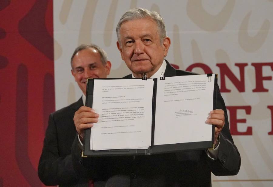 AMLO presenta 16 puntos en su exposición de motivos para enjuiciar a ex presidentes