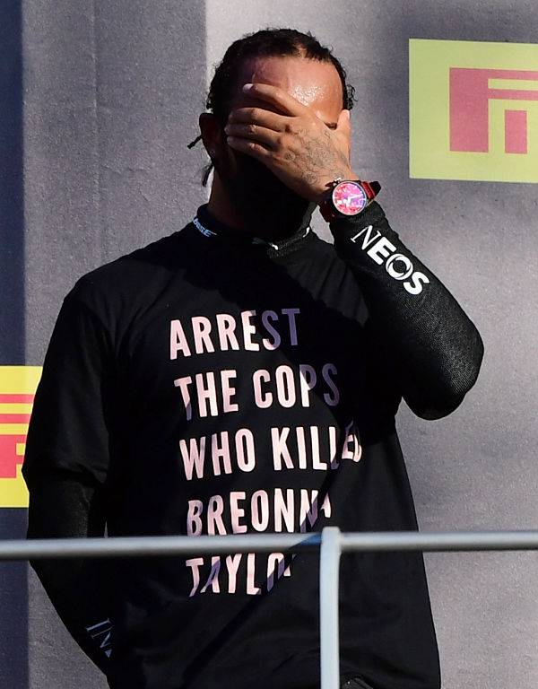 “No dejaré de hacer campaña por la justicia racial”: Lewis Hamilton