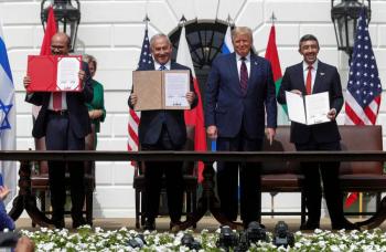 Emiratos &Aacute;rabes Unidos y Bar&eacute;in firman acuerdos con Israel en la Casa Blanca