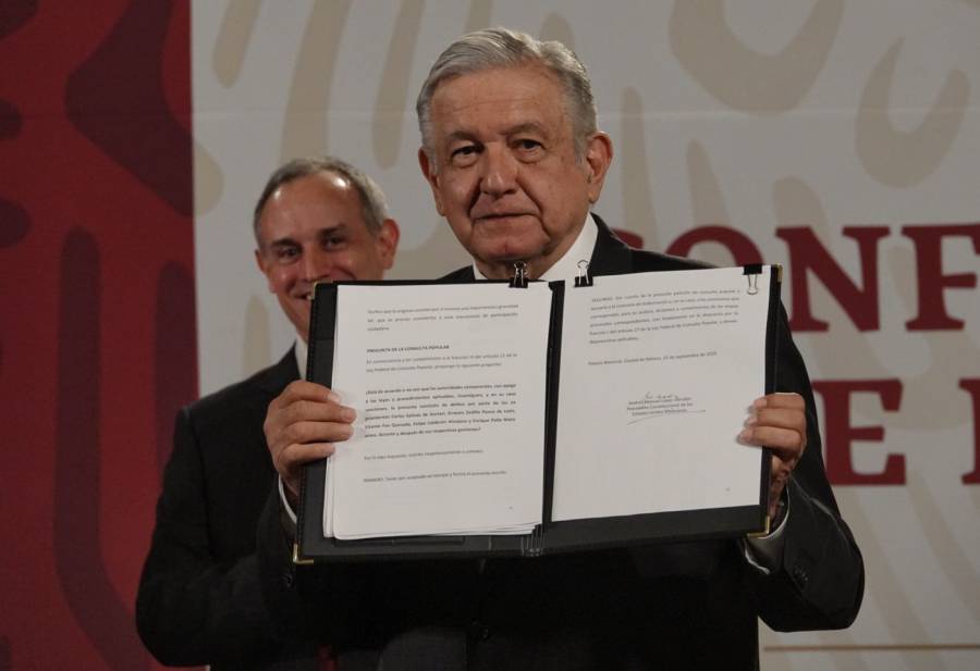 AMLO inicia ruta para enjuiciar a expresidentes