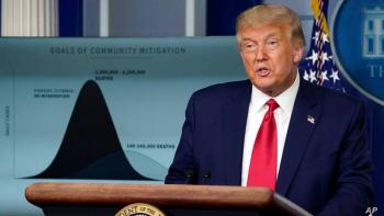 Donald Trump confirma caso de Covid-19 entre personal de la Casa Blanca