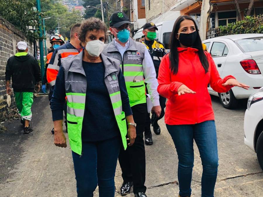 Da Alcaldía apoyo médico y alimentario en zonas afectadas por lluvias en M. Contreras