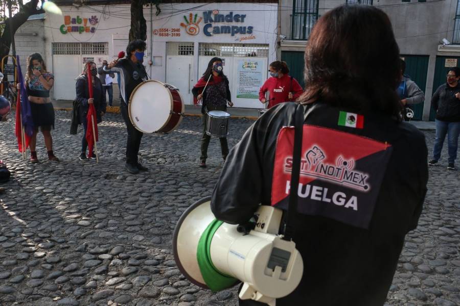 Denuncian intimidación y amenazas en contra de sindicatos solidarios con SutNotimex