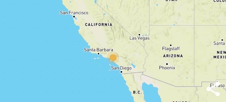 California reporta sismo al sur del estado