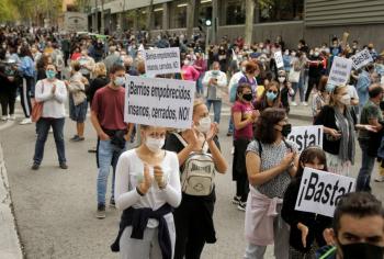 900 mil vuelven al encierro en  Madrid para frenar rebrotes