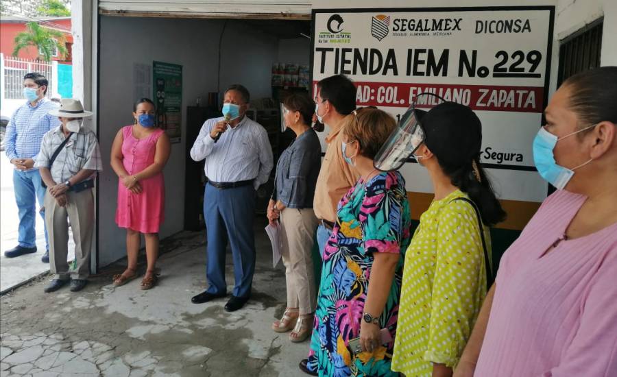 Abren tiendas Segalmex atendidas por mujeres víctimas de violencia en Tabasco