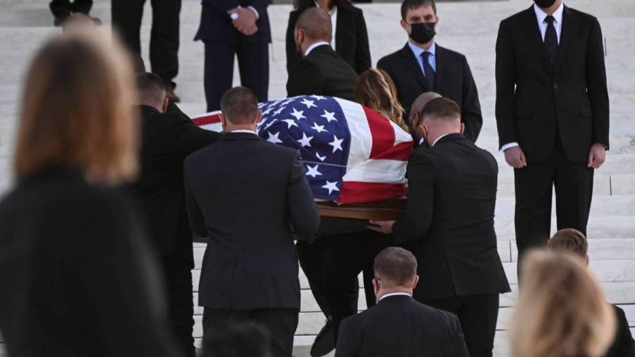 Rinden homenaje a Ruth Bader Ginsburg en la  Corte Suprema de Justicia