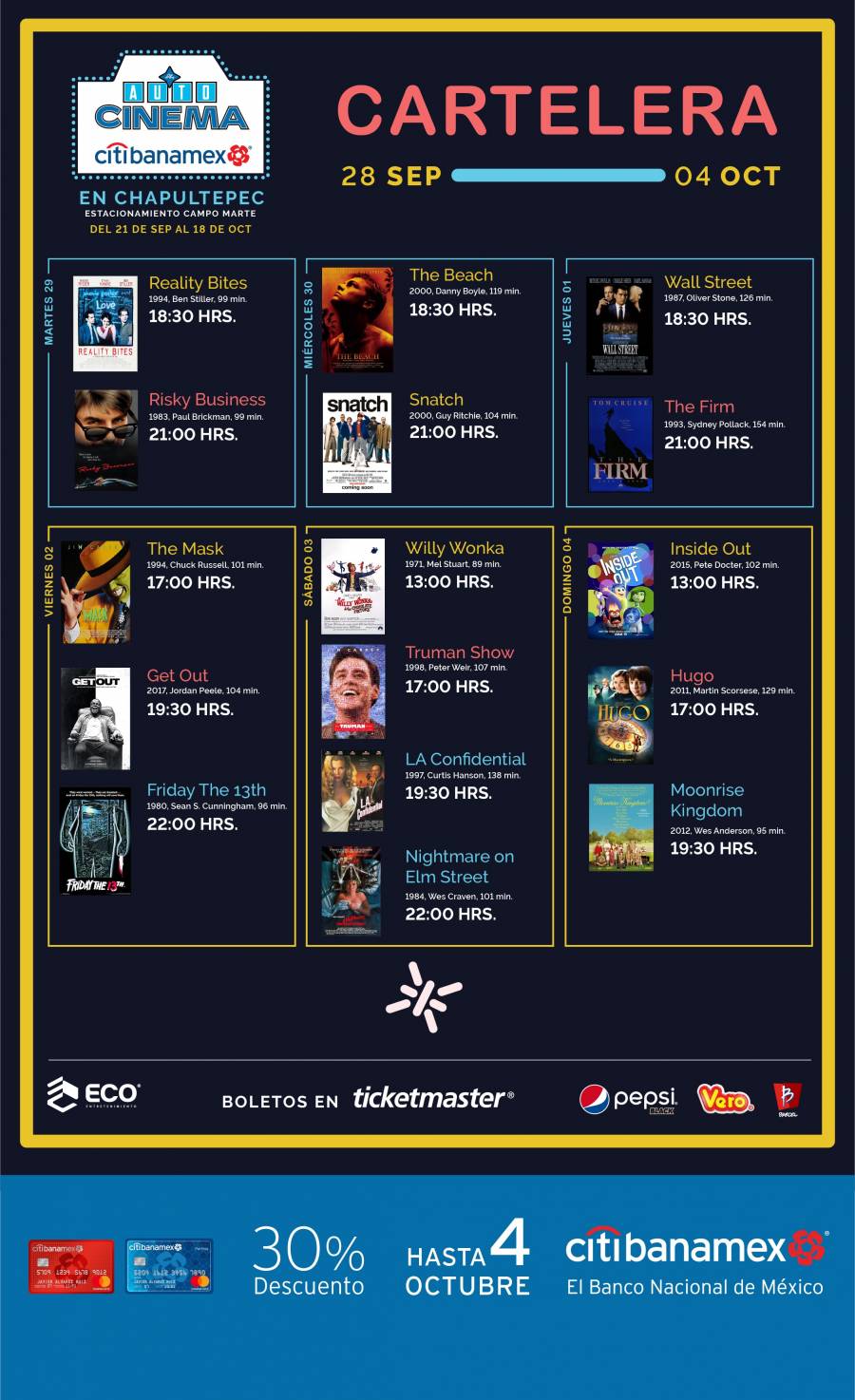 Citibanamex apuesta por nueva normalidad en autocinema