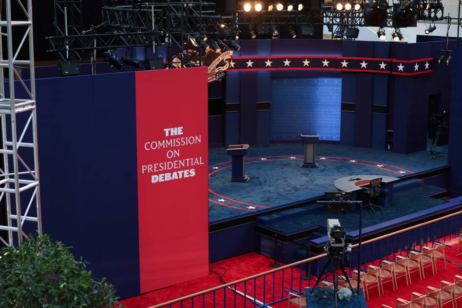 Biden llega al primer debate  con 6.8 puntos de ventaja