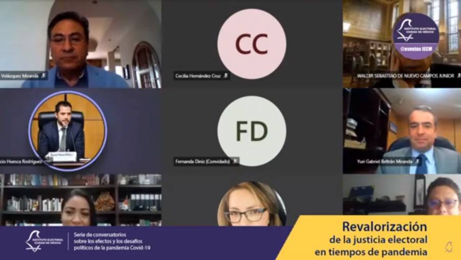 IECM concluye conversatorios virtuales sobre la pandemia y sus efectos en la función electoral