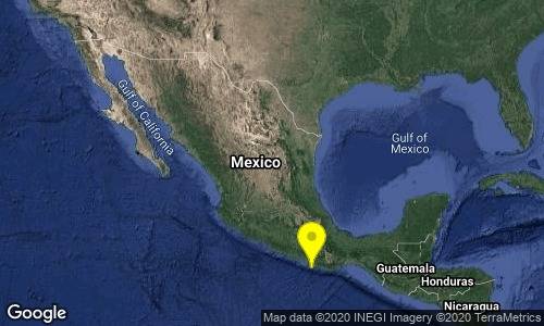 Sismo de magnitud 4.9 remece Pinotepa Nacional, Oaxaca