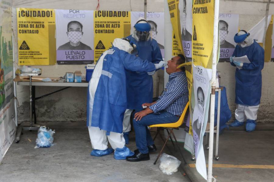 Continúa disminución de casos activos en la CDMX