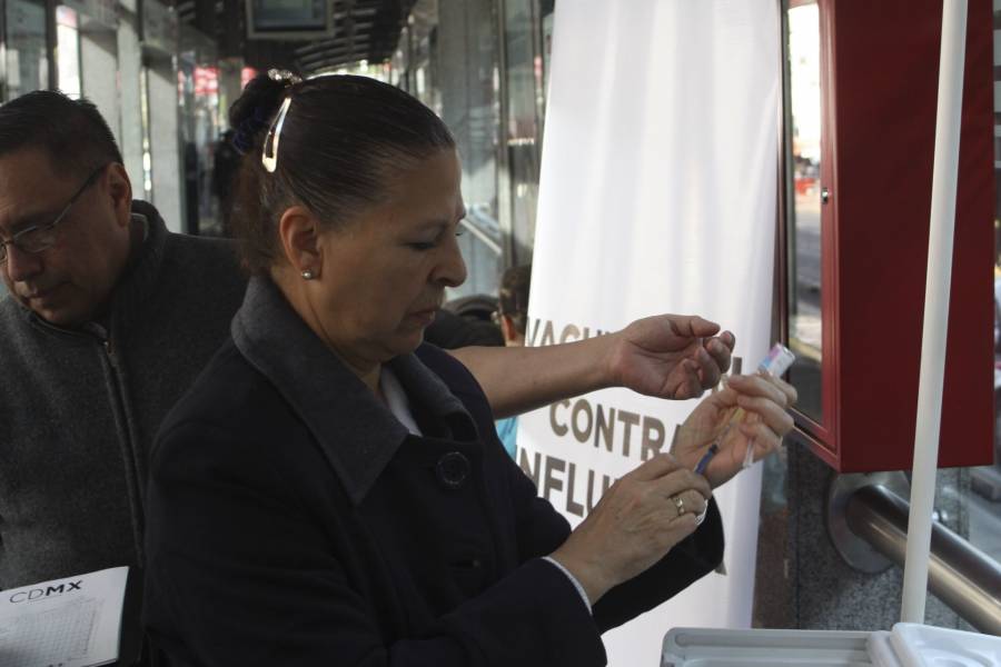 Este jueves, inicia la aplicación de vacuna contra la influenza en la CDMX