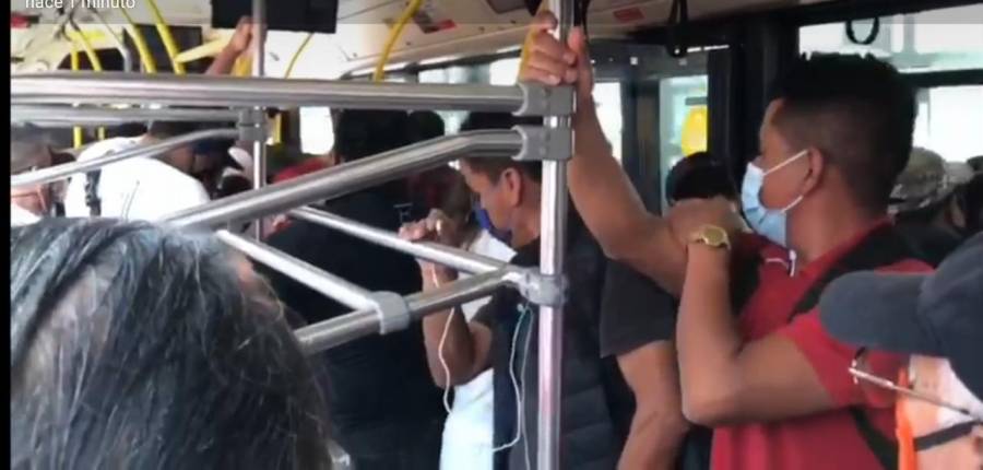 LÍNEA 4 DE METROBÚS, PONE EN RIESGO DE CONTAGIO