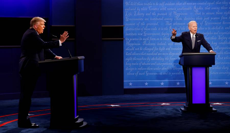 Chocan Trump y Biden por racismo econom&iacute;a y Covid