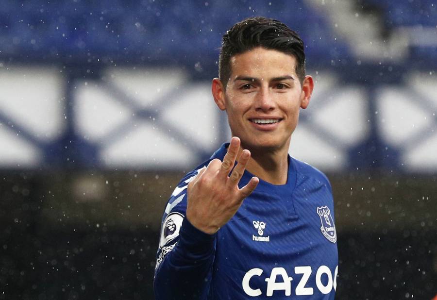James Rodríguez brilla en la victoria del Everton sobre el Brighton