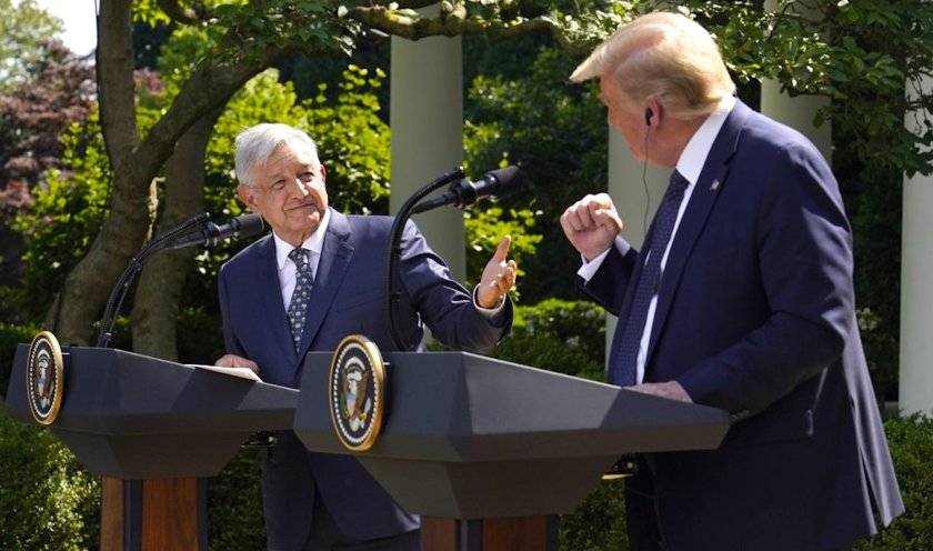 AMLO DESEA PRONTA RECUPERACIÓN A TRUMP