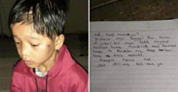 En Indonesia, abandonan a una menor en una gasolinera; “se portaba mal”