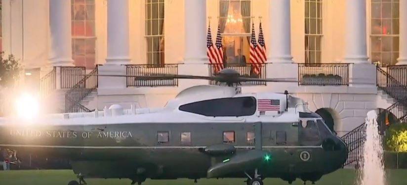Con Covid-19, Trump regresa a la Casa Blanca
