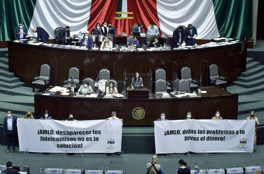 Retoman discusión y pleitos en Cámara de Diputados por reservas de extinción de fideicomisos