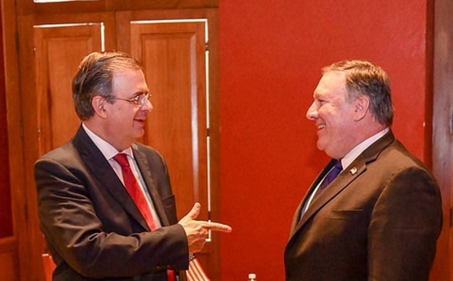 Ebrard se reunió con enviados de Mike Pompeo para discutir tema de adeudo de agua