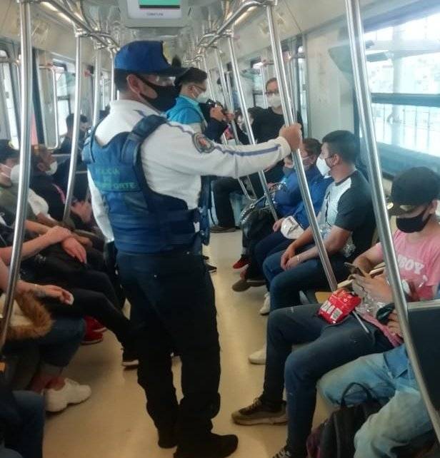 Registran 11 líneas del Metro 100 por ciento en uso de cubrebocas