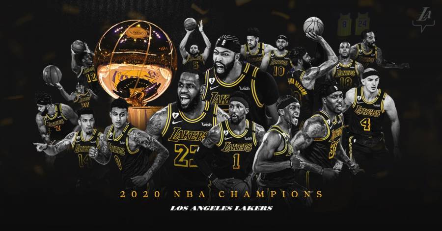 Los Lakers logran título 17 en la NBA