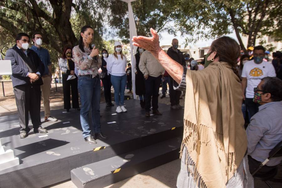 RECLAMAN EN XOCHIMILCO RETRASO EN OBRAS POR 19-S