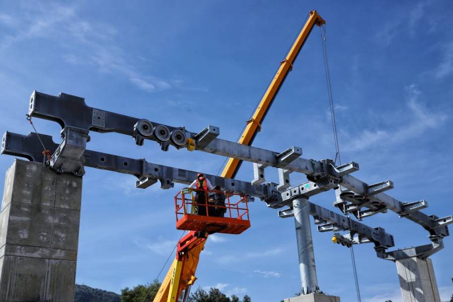 Al 80% la Línea 2 del Cablebús en Iztapalapa