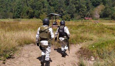 Guardia nacional previene los delitos ambientales en el parque nacional lagunas de Zempoala
