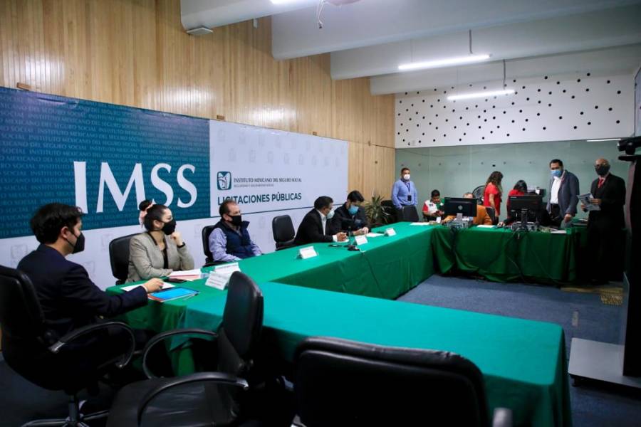 Transmiten en vivo licitaciones del IMSS